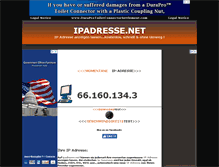 Tablet Screenshot of ipadresse.net